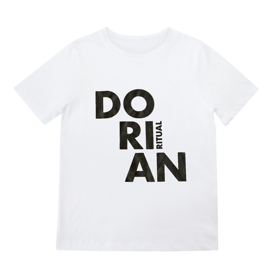 CAMISETA BLANCA  "DORIAN-RITUAL" HOMBRE