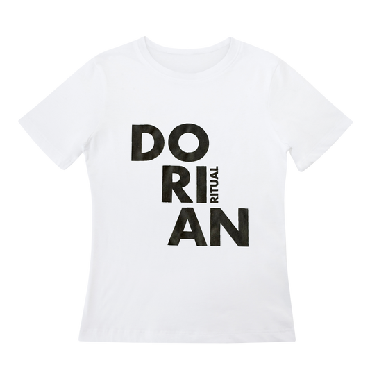 CAMISETA blanca "DORIAN-RITUAL" MUJER
